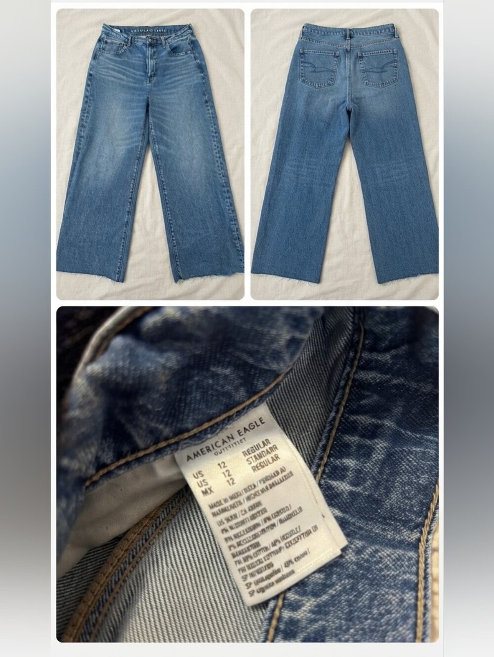 American eagle drapy jeans